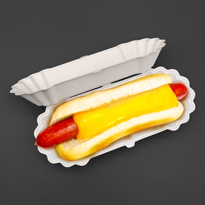 YYT  Corn Starch Hotdog Tray 玉米淀粉热狗托